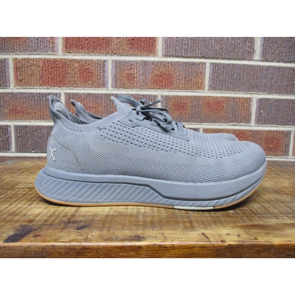 Flux Footwear Adapt Runner Gray Knit Gum Minimalist Shoes Men 6.5 Women 8